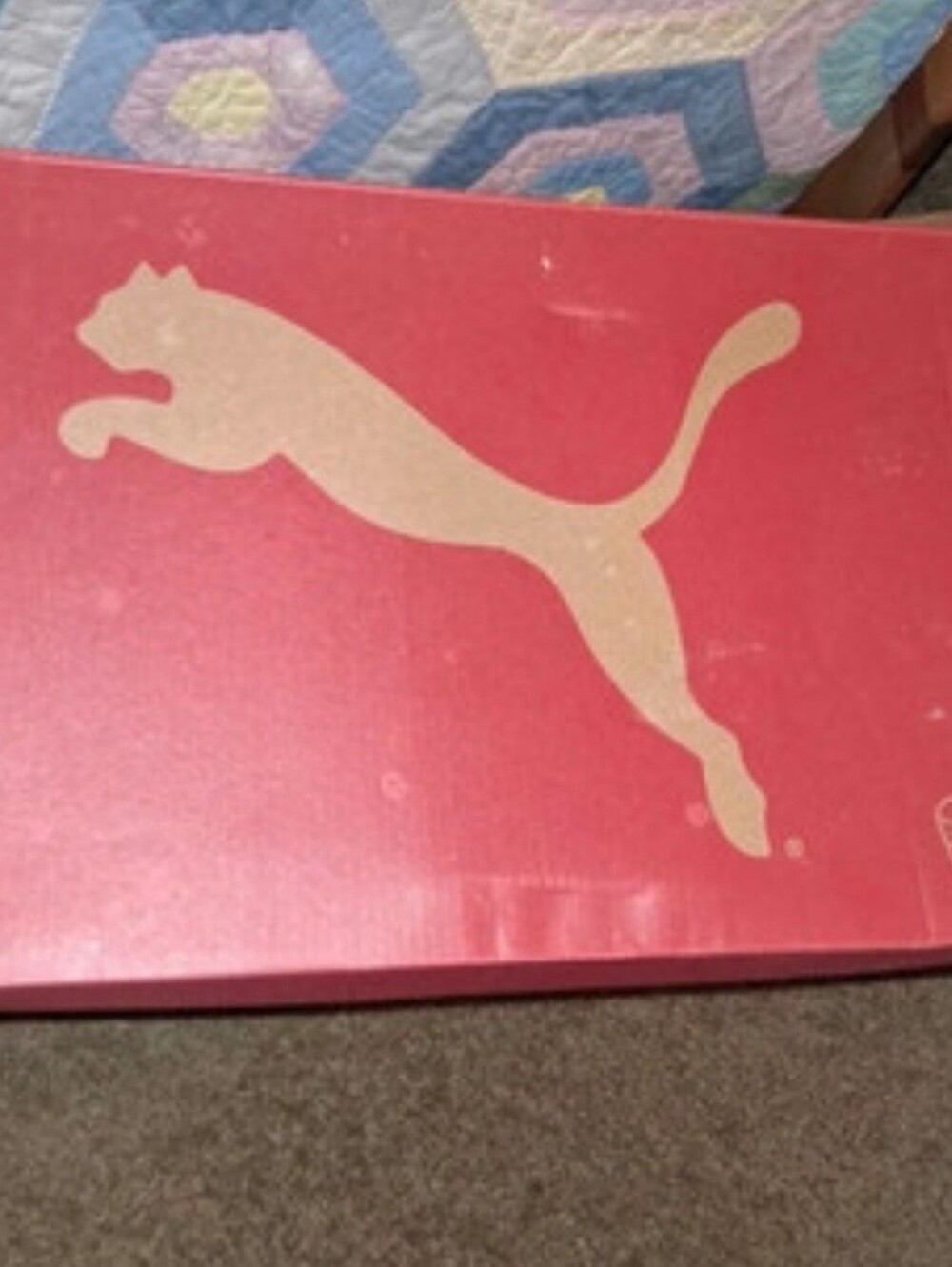 Puma Red Box with Cream Leaping Cat Logo